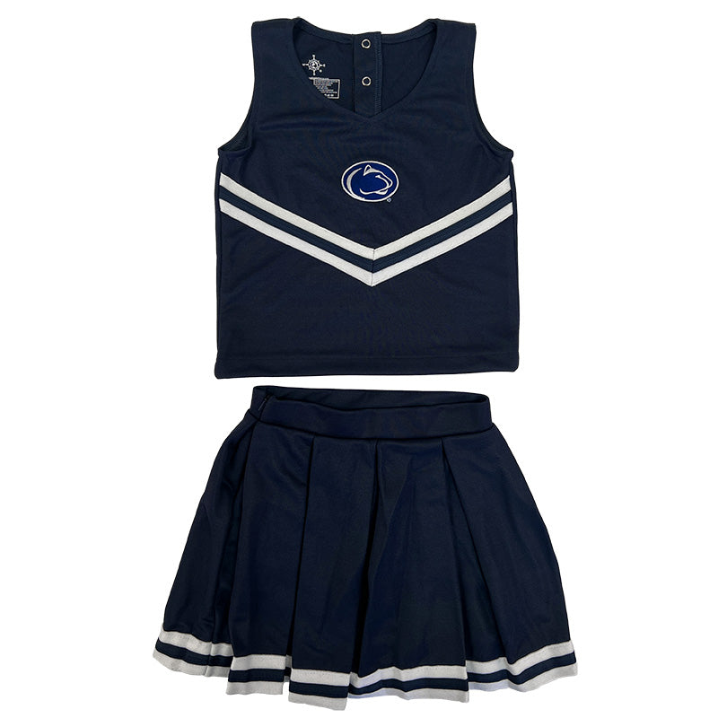 Navy blue cheerleading skirt best sale