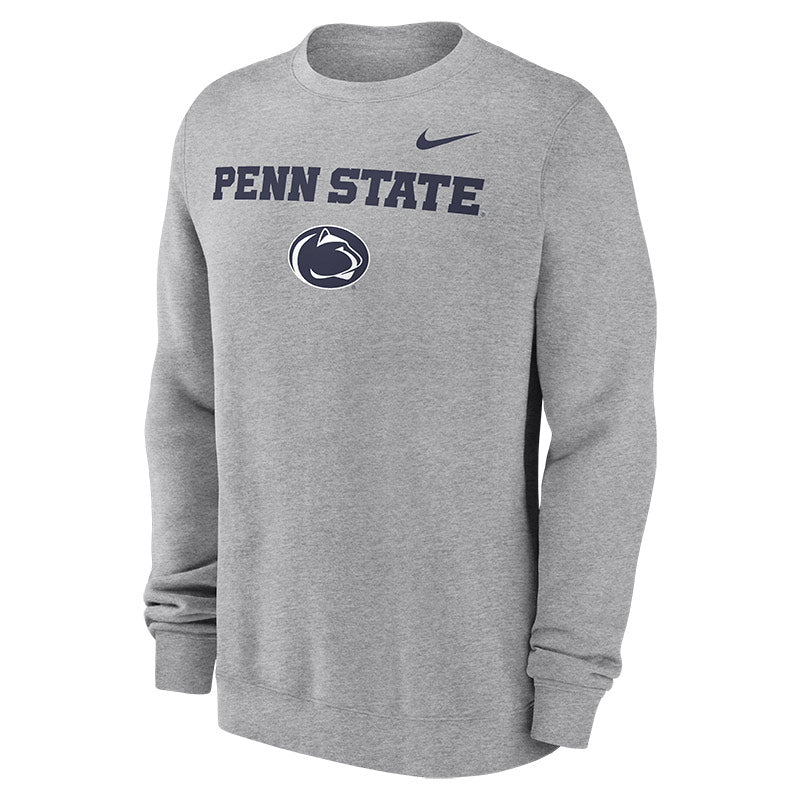 Nike Cotton Penn State over Lion Crewneck Sweatshirt Lion s Pride