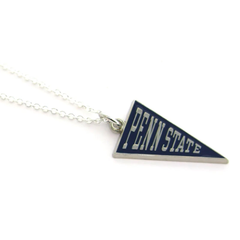 Penn Sterling Silver Necklace with Enamel Charm