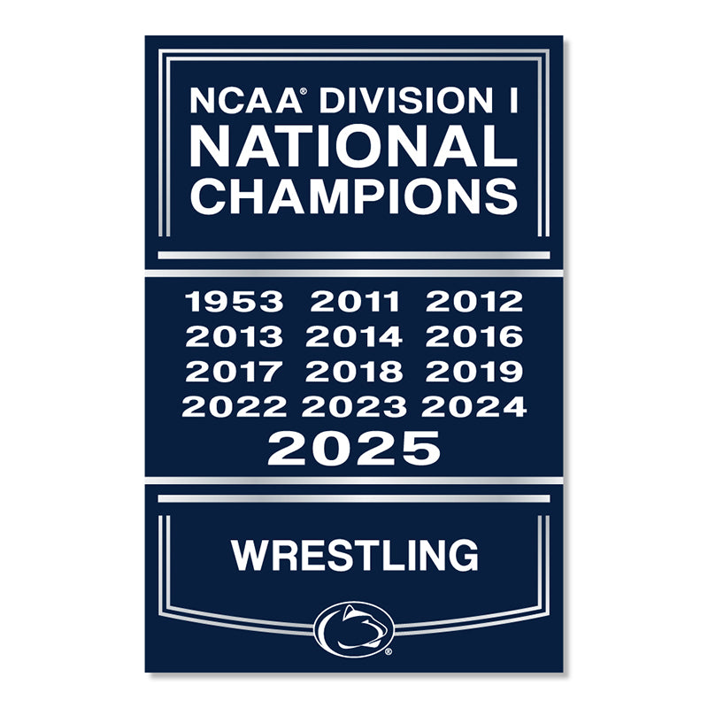 2025 PSU Wrestling National Champions Magnet