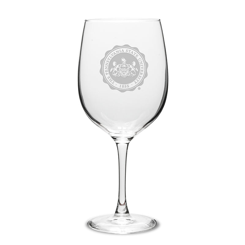 Lion Crystal 18 oz Wine Glass Set of 2
