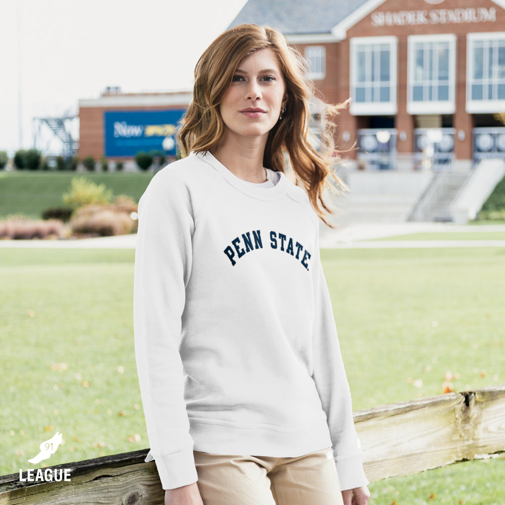 White penn shop state crew neck