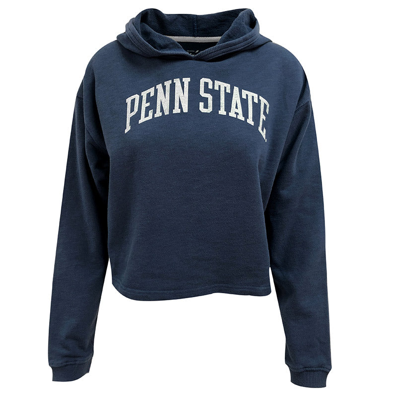 League Ladies Cropped Penn State Hoodie