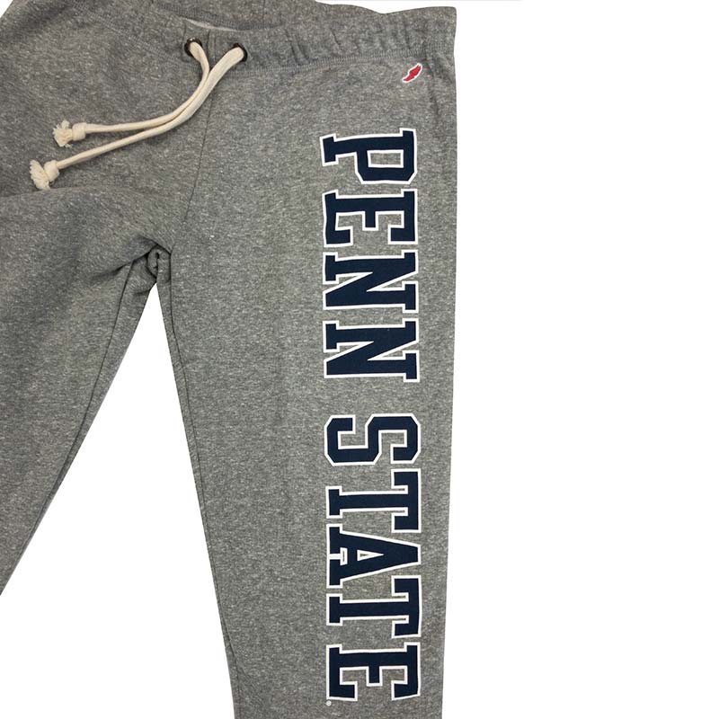 Penn State Women's Heather Grey Cozy Flare Sweatpants Nittany